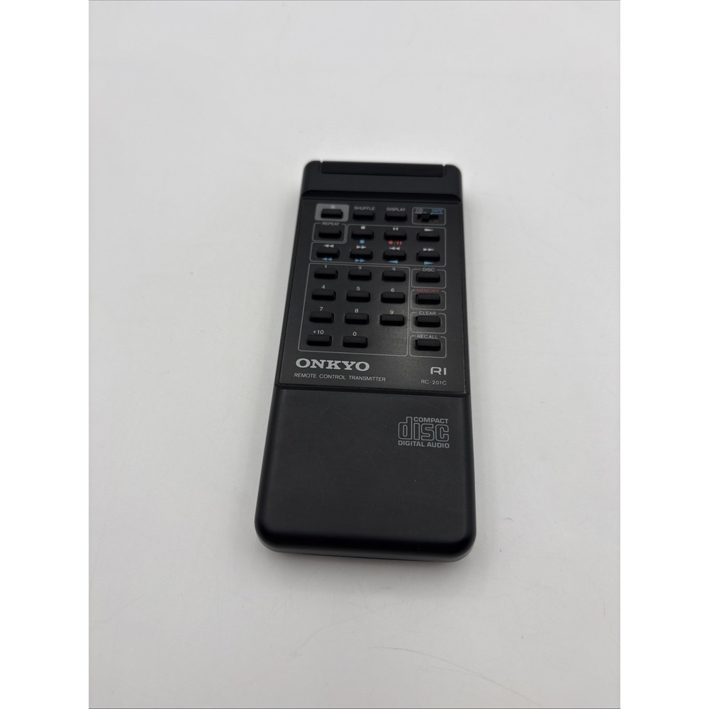 Onkyo RC-201C CD Player Remote Control DX-C201 OEM Black Genuine Tested